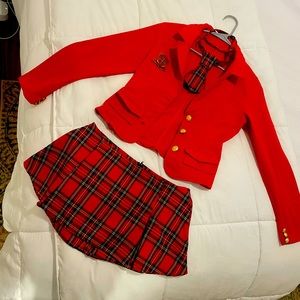 Small naughty school girl costume